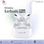 ICONIX Wireless Earbuds Pro, Model IC-HB1129, Blanc